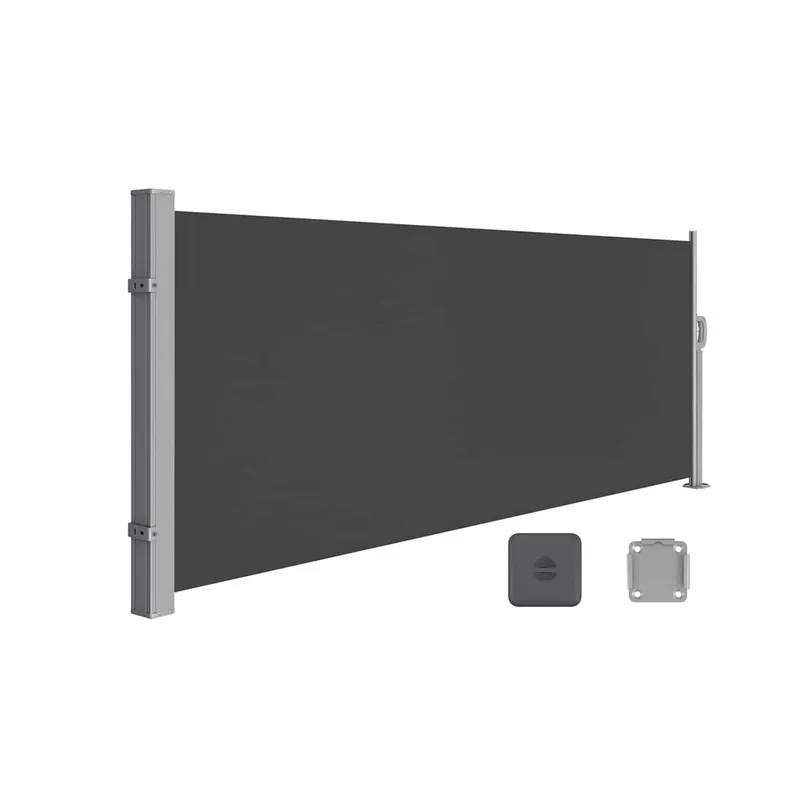 Seitenmarkise mit Stahl-Kasten rostbeständig und ausziehbar Saisonangebot