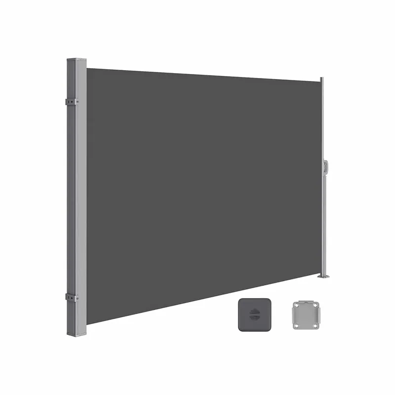 Geprüft Seitenmarkise ausziehbar 200 x 400 cm für Balkon