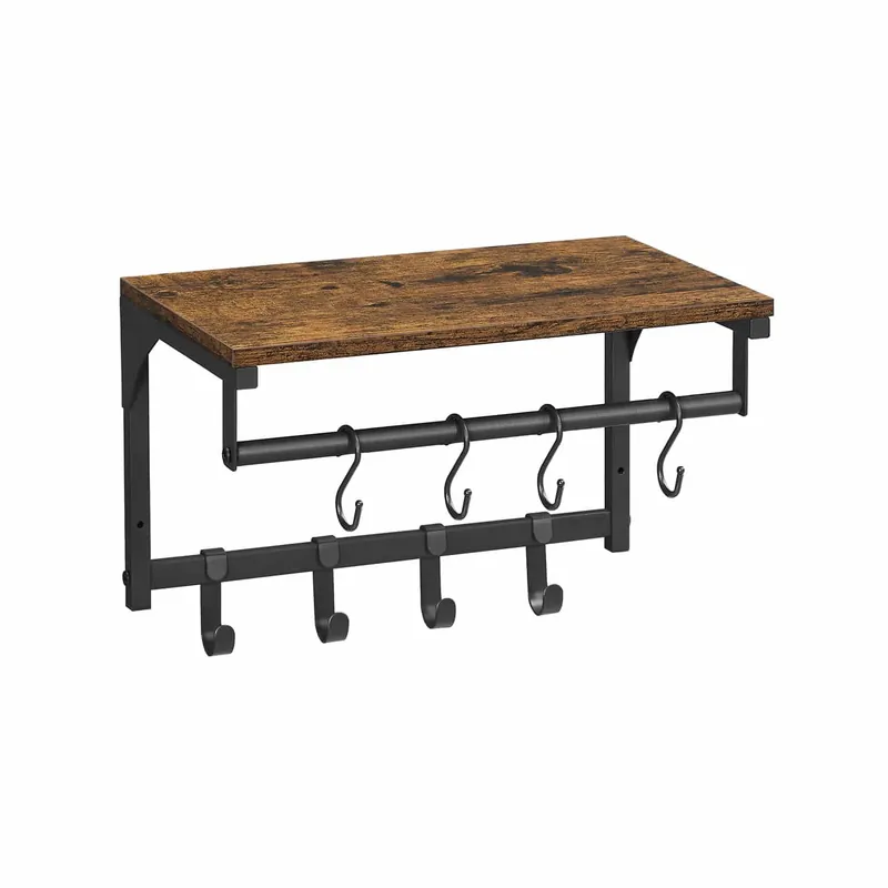 Wandgarderobe mit 8 Haken Bestpreis