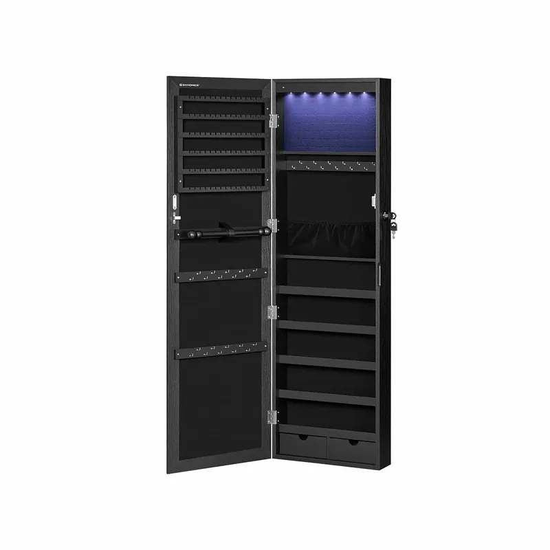 Schmuckschrank mit Spiegel hängend Sichere Zahlung