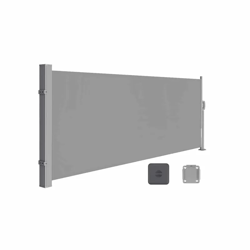 Seitenmarkise mit Stahl-Kasten rostbeständig und ausziehbar Echt