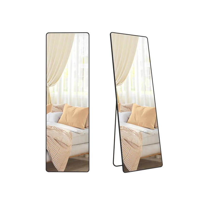 Finale Aktion Ganzkörperspiegel 160 x 50 cm rechteckig tintenschwarz