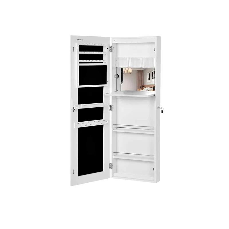 Kracherpreis Schmuckschrank mit rahmenloser Spiegeltür