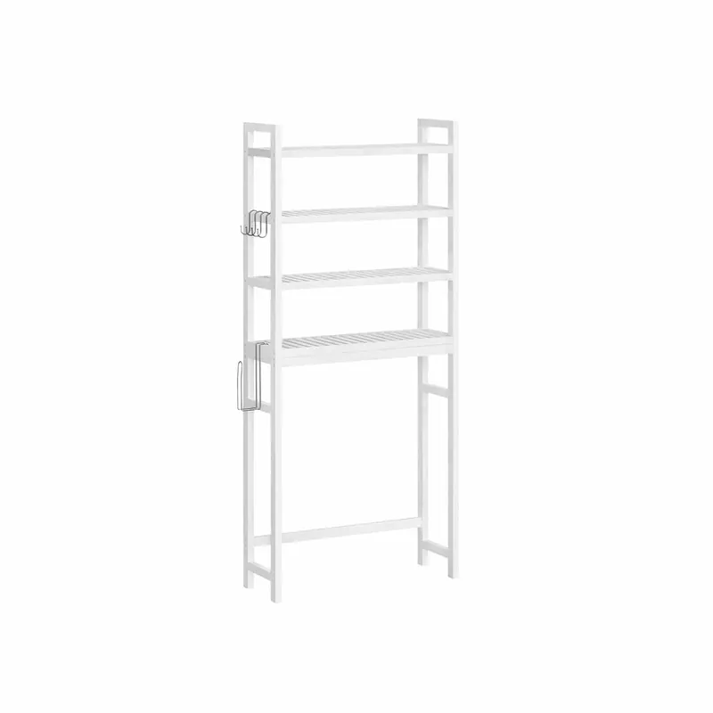 Toilettenregal mit verstellbaren Ablagen wolkenweiß Jetzt Bestellen