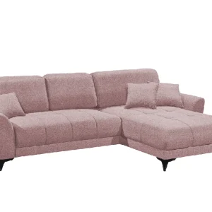 Sofa Bern von ED Exciting Design mit Schlaffunktion, Bettkasten und Lumos Mikrofaserbezug Sonderangebot