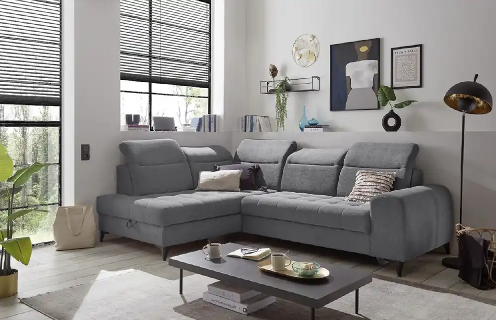 Rockdale – Das Ecksofa mit elektrischer Sitztiefenverstellung und modernem Komfort Letzte Chance