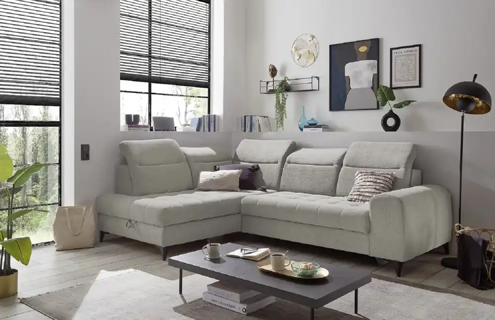 Rockdale – Das Ecksofa mit elektrischer Sitztiefenverstellung und modernem Komfort Nur Heute