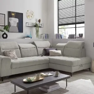 Finale Aktion Rockdale – Das Ecksofa mit elektrischer Sitztiefenverstellung und modernem Komfort