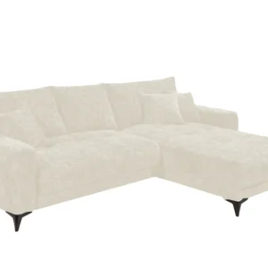 Aktuell Ecksofa Belluno Schlaffunktion und Bettkasten – Ed Exciting Design, Mikrofaser & Nosagfederung, flexibel montierbar