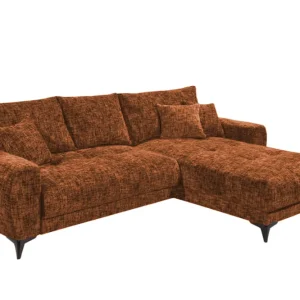 Ecksofa Belluno Schlaffunktion und Bettkasten – Ed Exciting Design, Mikrofaser & Nosagfederung, flexibel montierbar Zertifiziert