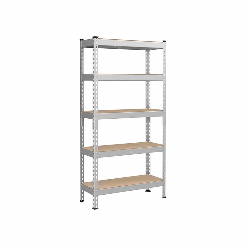 Sichere Zahlung Schwerlastregal mit 5 Ablagen 30 x 75 x 150 cm silbern