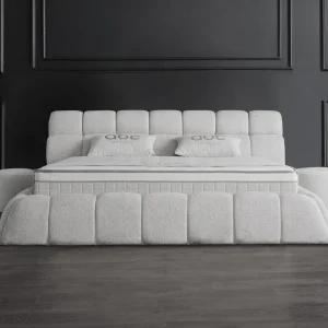 Aktuell ABC Boxspringbett Claudi 140 x 200 – im Japandi-Stil