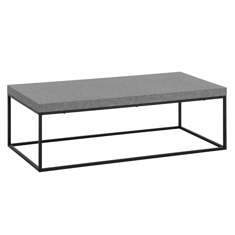 Letzte Chance Couchtisch 120x60x38 cm Grau Sofatisch in Beton-Optik Modern