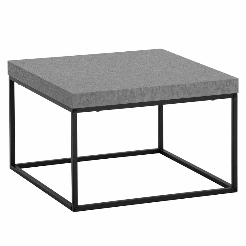 Couchtisch 60x60x38 cm Grau Sofatisch in Beton-Optik Modern Saisonangebot