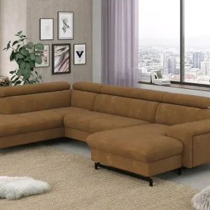 Emma Wohnlandschaft mit Schlaffunktion und Bettkasten - Cotta Bestseller