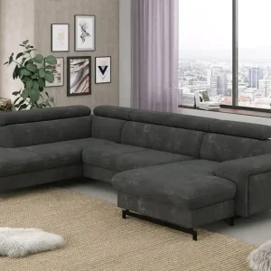 Top-Seller Emma Wohnlandschaft mit Schlaffunktion und Bettkasten - Cotta