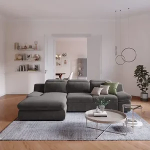 Angebot Lorena Ecksofa mit Schlaffunktion und Bettkasten - Cotta