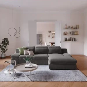 Lorena Ecksofa mit Schlaffunktion und Bettkasten - Cotta Top-Preis