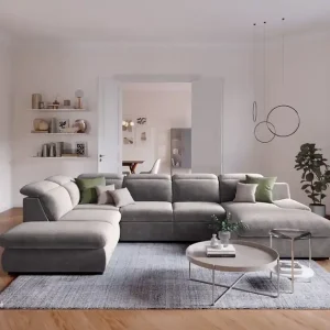 Lorena Wohnlandschaft mit Schlaffunktion und Bettkasten - Cotta Aktuell