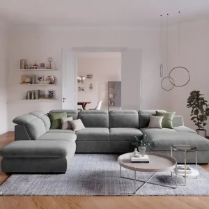 Solange Der Vorrat Reicht Lorena Wohnlandschaft mit Schlaffunktion und Bettkasten - Cotta