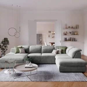 Solange Der Vorrat Reicht Lorena Wohnlandschaft mit Schlaffunktion und Bettkasten - Cotta