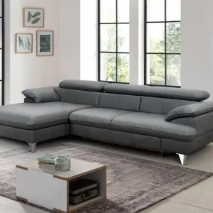 Neue Kollektion David Ecksofa Echtleder – Schlafsofa mit Bettkasten