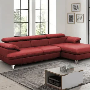 David Ecksofa Echtleder – Schlafsofa mit Bettkasten Must-Have