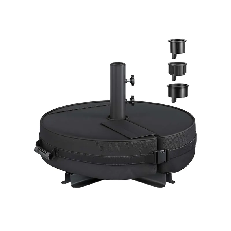 Sonnenschirmständer rund für 1,5-3 m Sonnenschirm schwarz Garantierte Lieferung