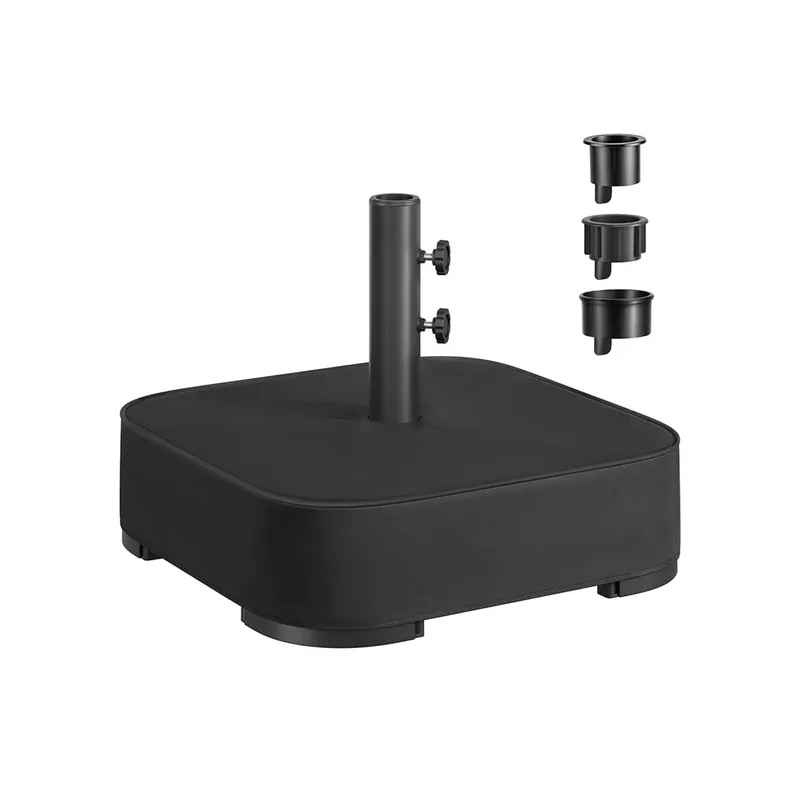 Sonnenschirmständer quadratisch für 1,5-3 m Sonnenschirm schwarz Sofort Bestellen