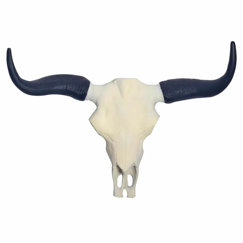 Deko Geweih Büffel-Schädel Weiß 55 Top-Angebot
