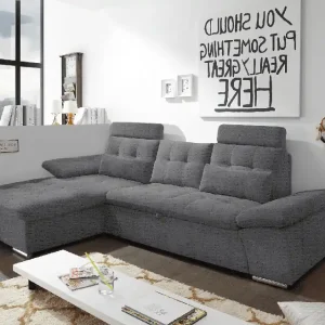 Preisreduziert Ecksofa Medan Anthrazit – Stilvolles Sofa mit Liegefunktion