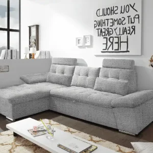 Versand Am Gleichen Tag Ecksofa Medan Hellgrau – Komfort für dein Zuhause