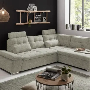 Ecksofa Medan Stone von Ed Exciting Design – Modernes Sofa mit Schlaffunktion & Glow Mikrofaser Neue Kollektion
