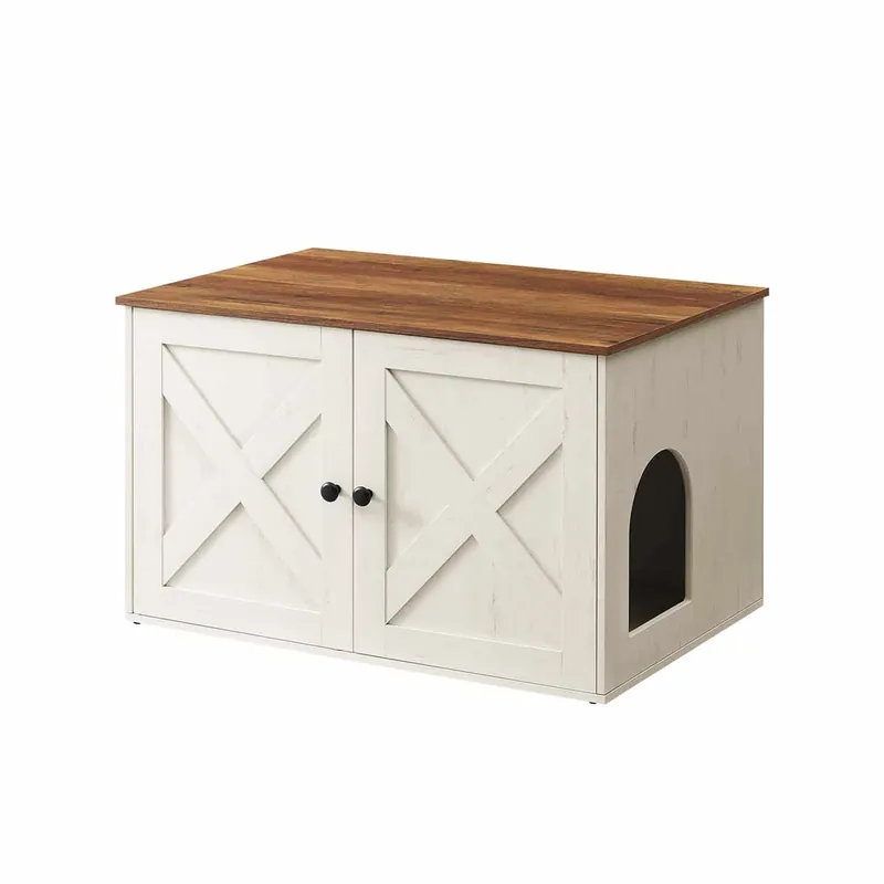 Finale Aktion Katzenhaus mit herausnehmbarer Trennwand 80 x 53 x 50 cm