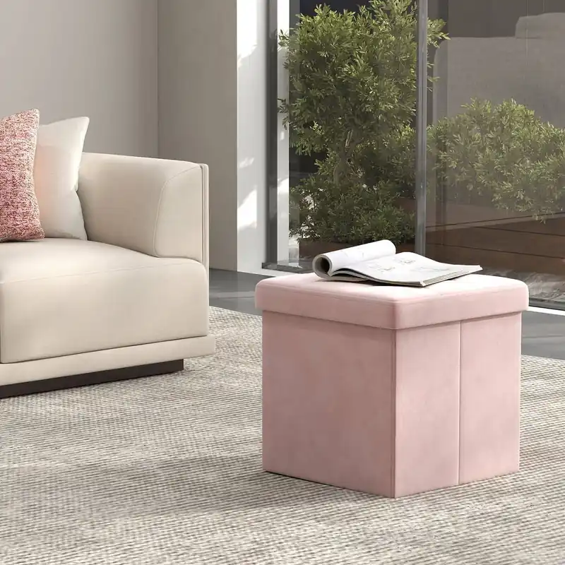 Preis Gesenkt Sitzhocker mit Stauraum, kleine Fußbank, Sitzbank