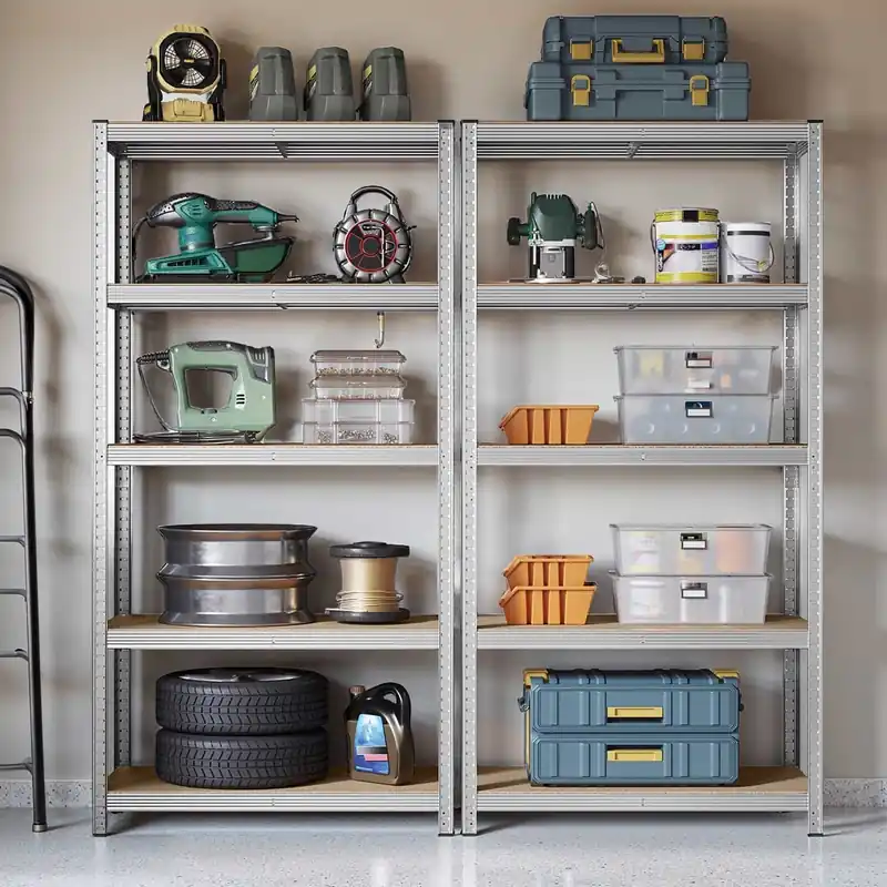 Schwerlastregal, Lagerregal, 50 x 100 x 200 cm, Kellerregal Saisonangebot