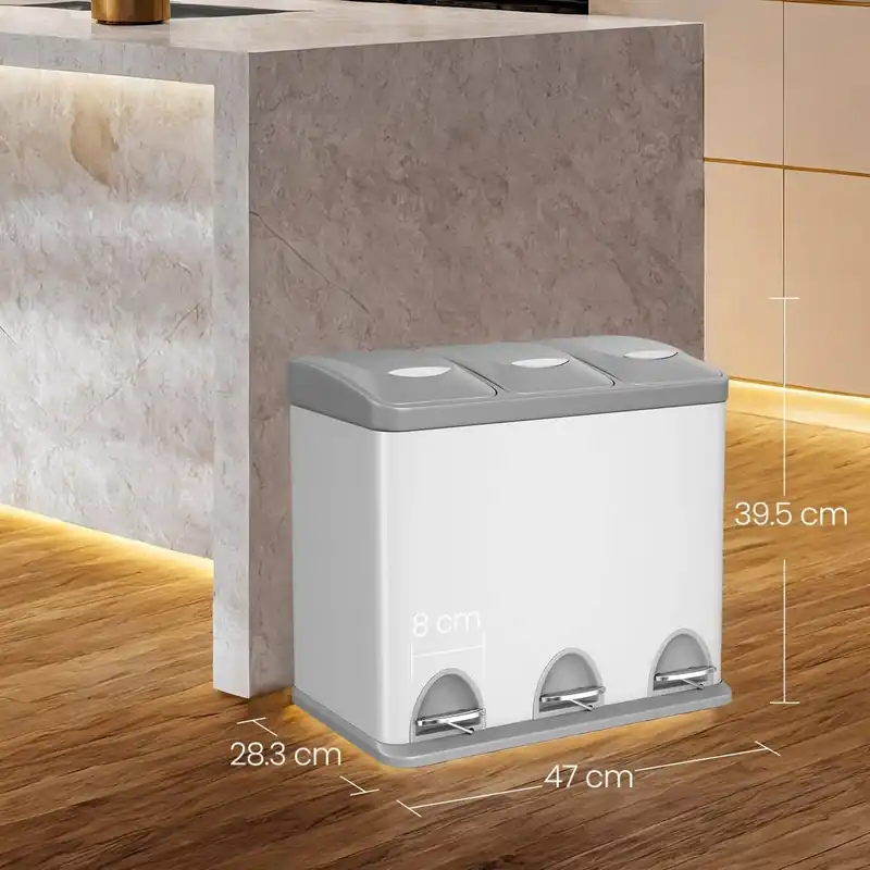 Super-Preis Mülleimer Küche, 3 x 8 L, kleine Kapazität