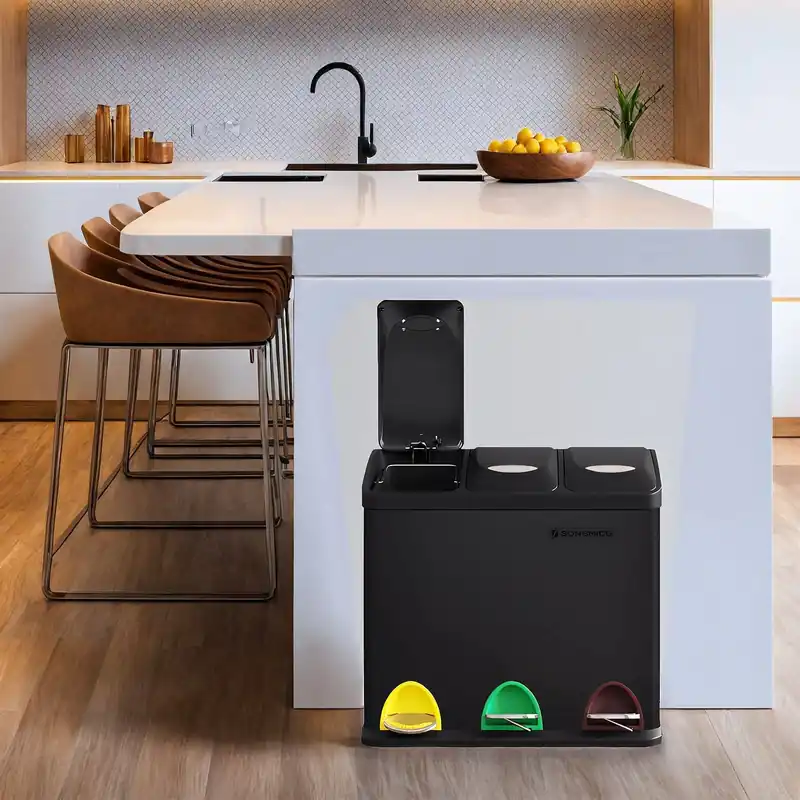 Top-Preis Mülleimer Küche, 3 x 8 L, kleine Kapazität