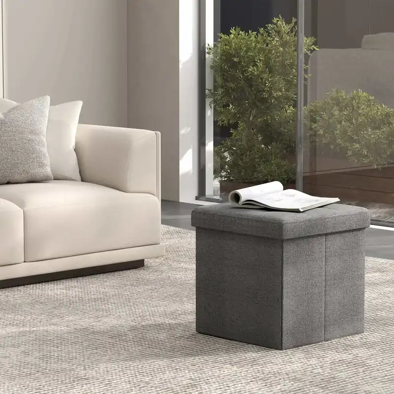 Sitzhocker, Sitzbank mit Stauraum, 30 x 30 cm Günstig