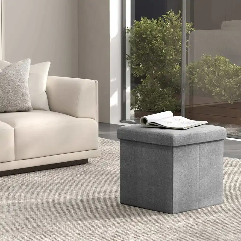 Mega-Angebot Sitzhocker, Sitzbank mit Stauraum, 30 x 30 cm