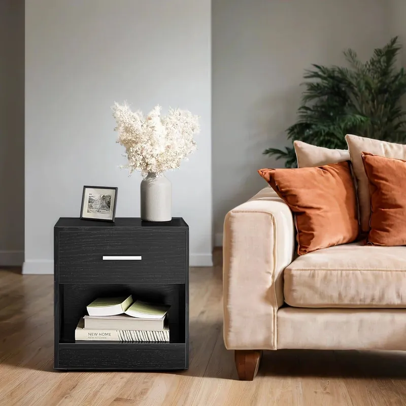 Nachttisch, Beistelltisch, mit Schublade Günstig