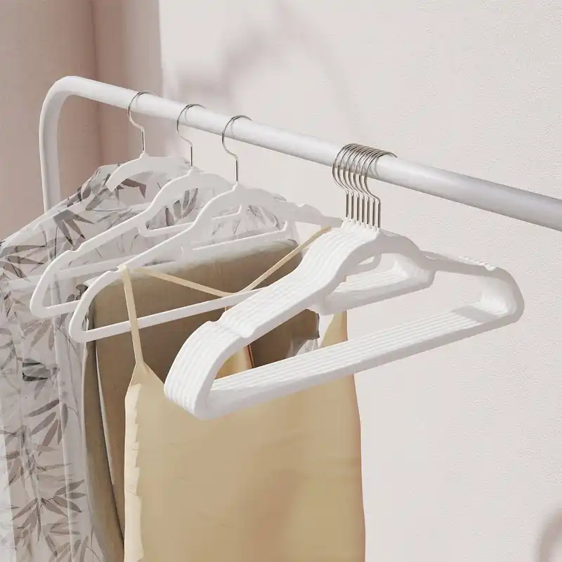 Kleiderbügel Samt, 20er Set, Bügel Super-Preis