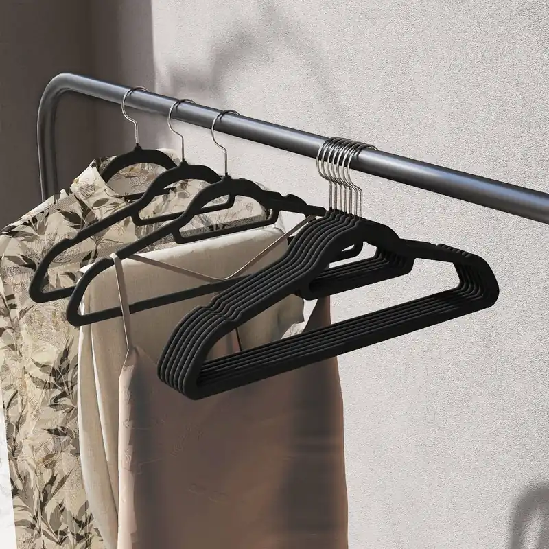 Saisonangebot Kleiderbügel Samt, 20er Set, Bügel