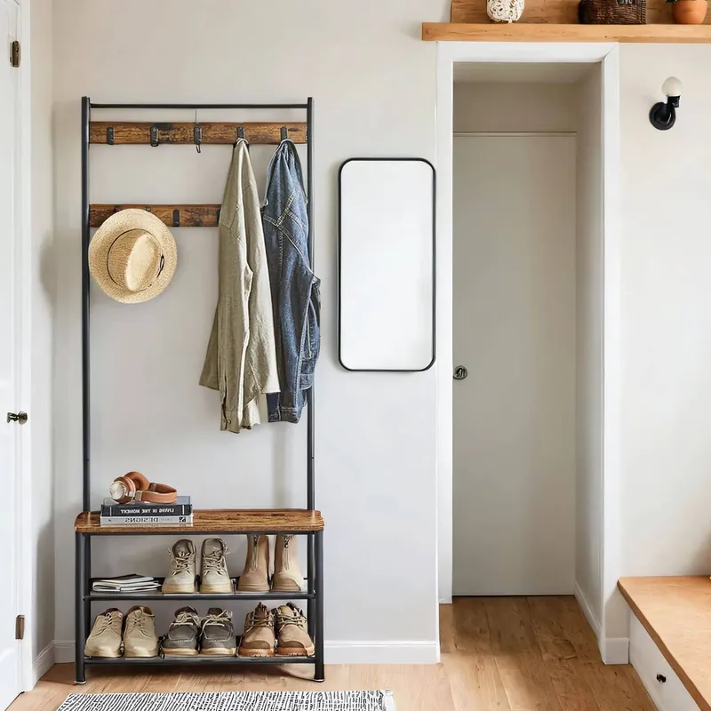 Garderobenständer, Garderobe, Kleiderständer Kostenloser Rückversand