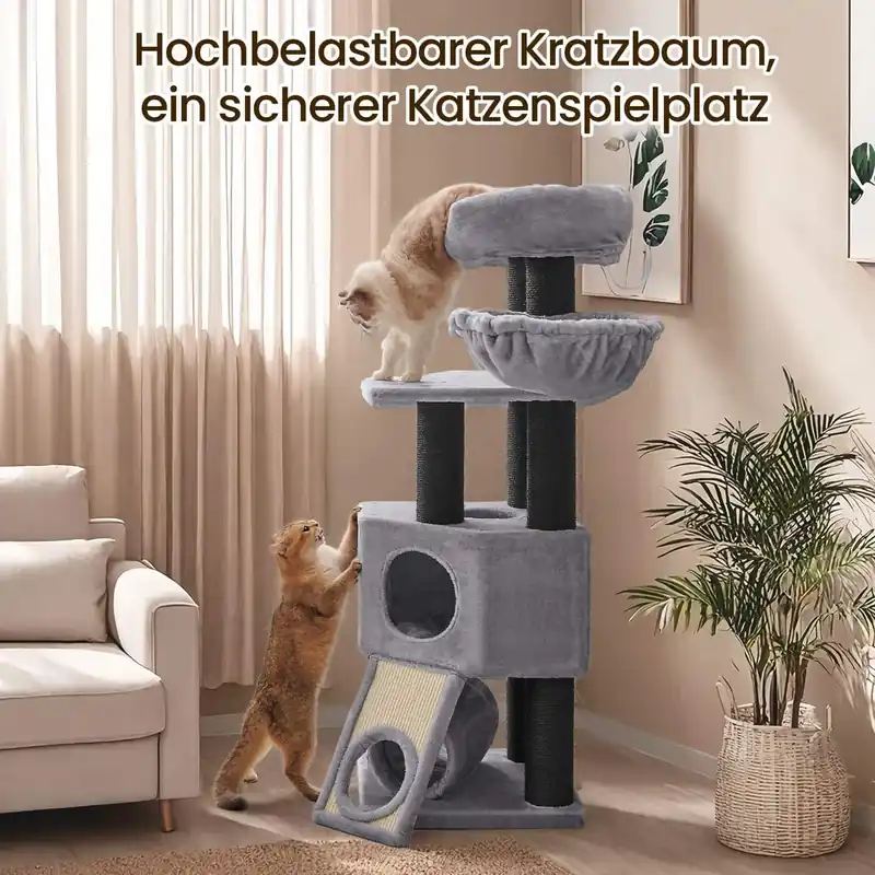 Neue Ware Großer Kratzbaum, Katzenbaum, mit Höhle