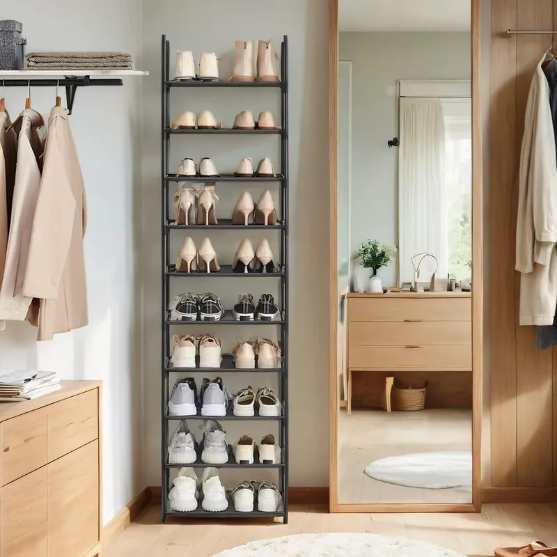 Schuhregal,10 Ebenen, Schuhablage Mega-Angebot