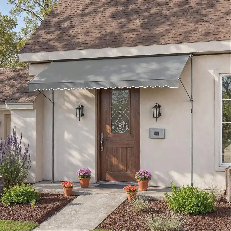 Klemmmarkise, Balkonmarkise, höhenverstellbar Nur Heute