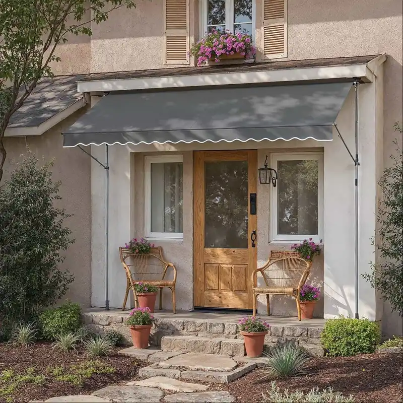 Preiswert Klemmmarkise, Balkonmarkise, höhenverstellbar