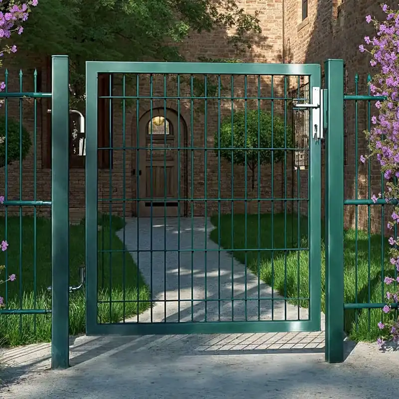 Bestpreis Gartentor aus verzinktem Stahl, Gartentür, Zauntor