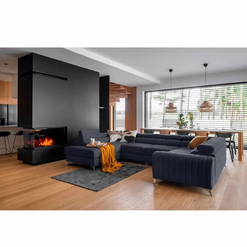 Jetzt Kaufen Louis Wohnlandschaft mit Schlaffunktion & Bettkasten - Poco-Stoff